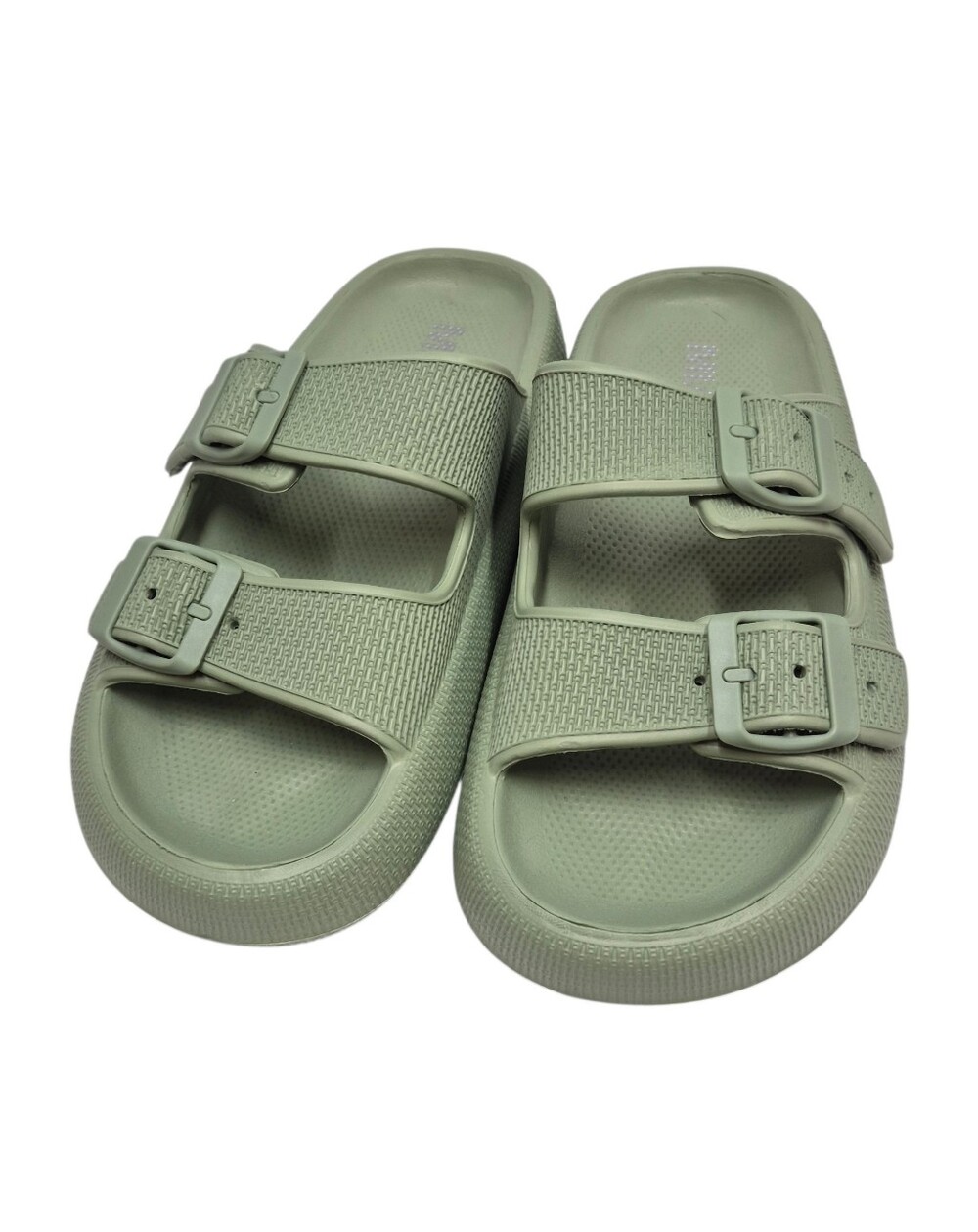 MIA Double Strap Slide Sandals Women's Size 9 Green